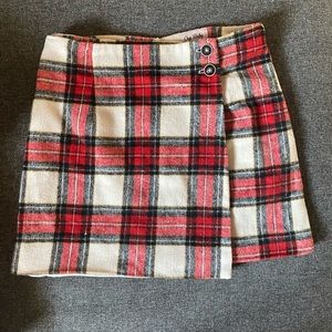 NEW Nordstrom Plaid Skirt M